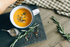 soupe courge coco - recette diététique